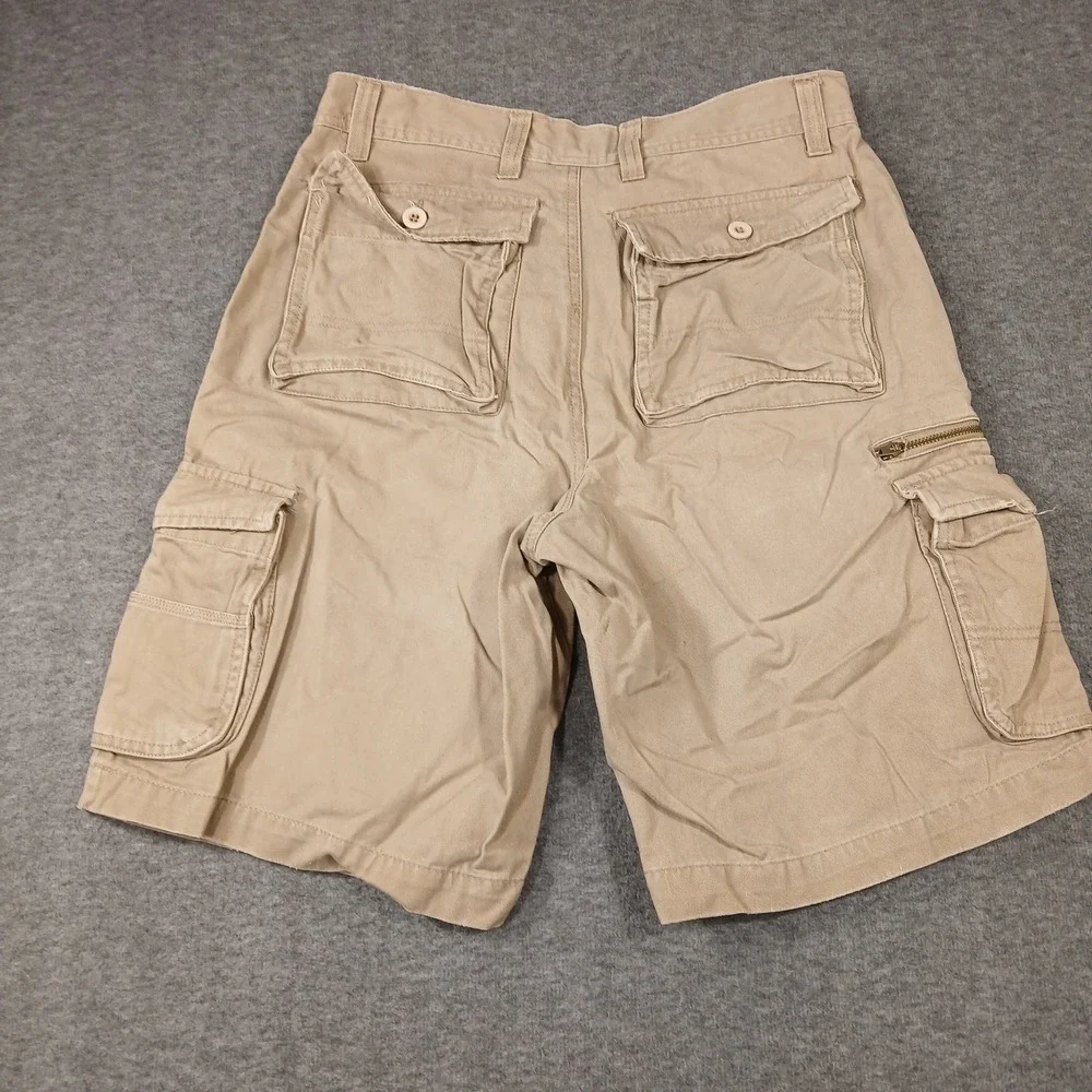 Route 66 Original Clothing Co Flat‎ Front Cargo Shorts Men's Khaki Size 32